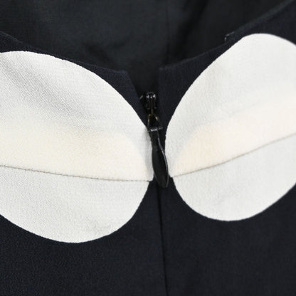 Chanel 1997 Camisole Dot Dress Black White #40