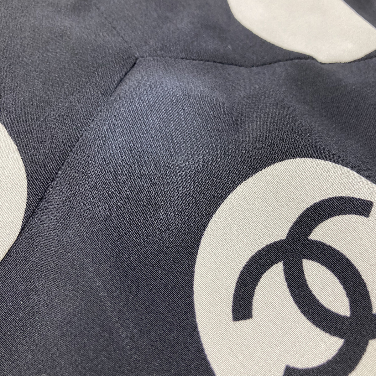 Chanel 1997 Camisole Dot Dress Black White #40
