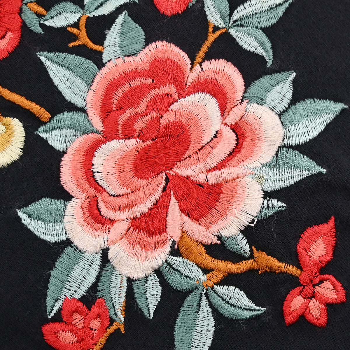 Christian Dior 2001 T-shirt Top Embroidery Sequins Black #38