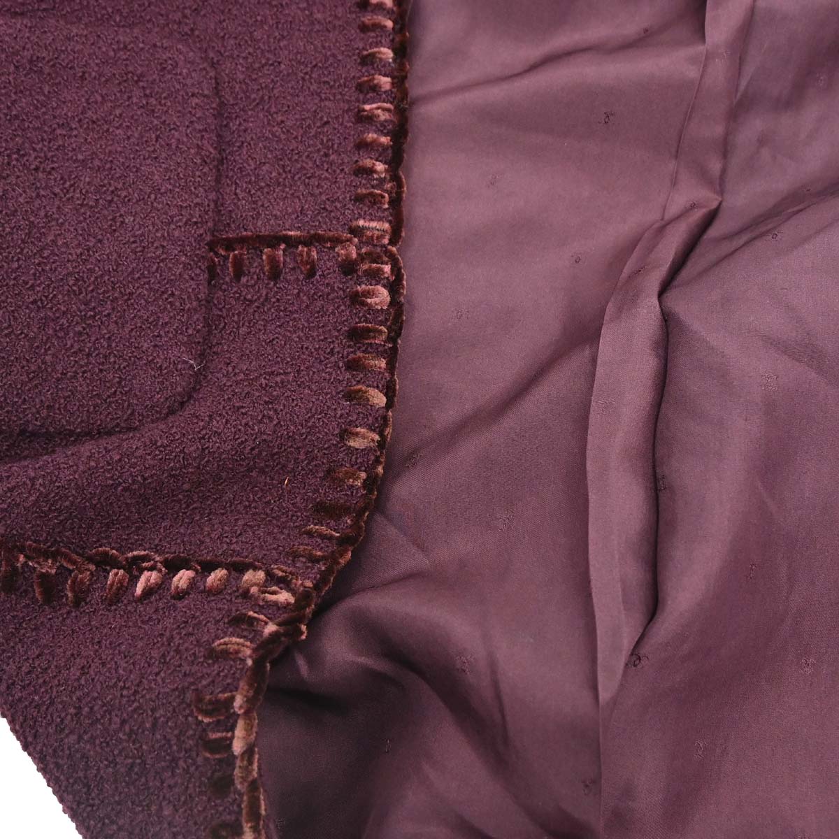 Chanel 1993 Collarless Jacket Brown #36