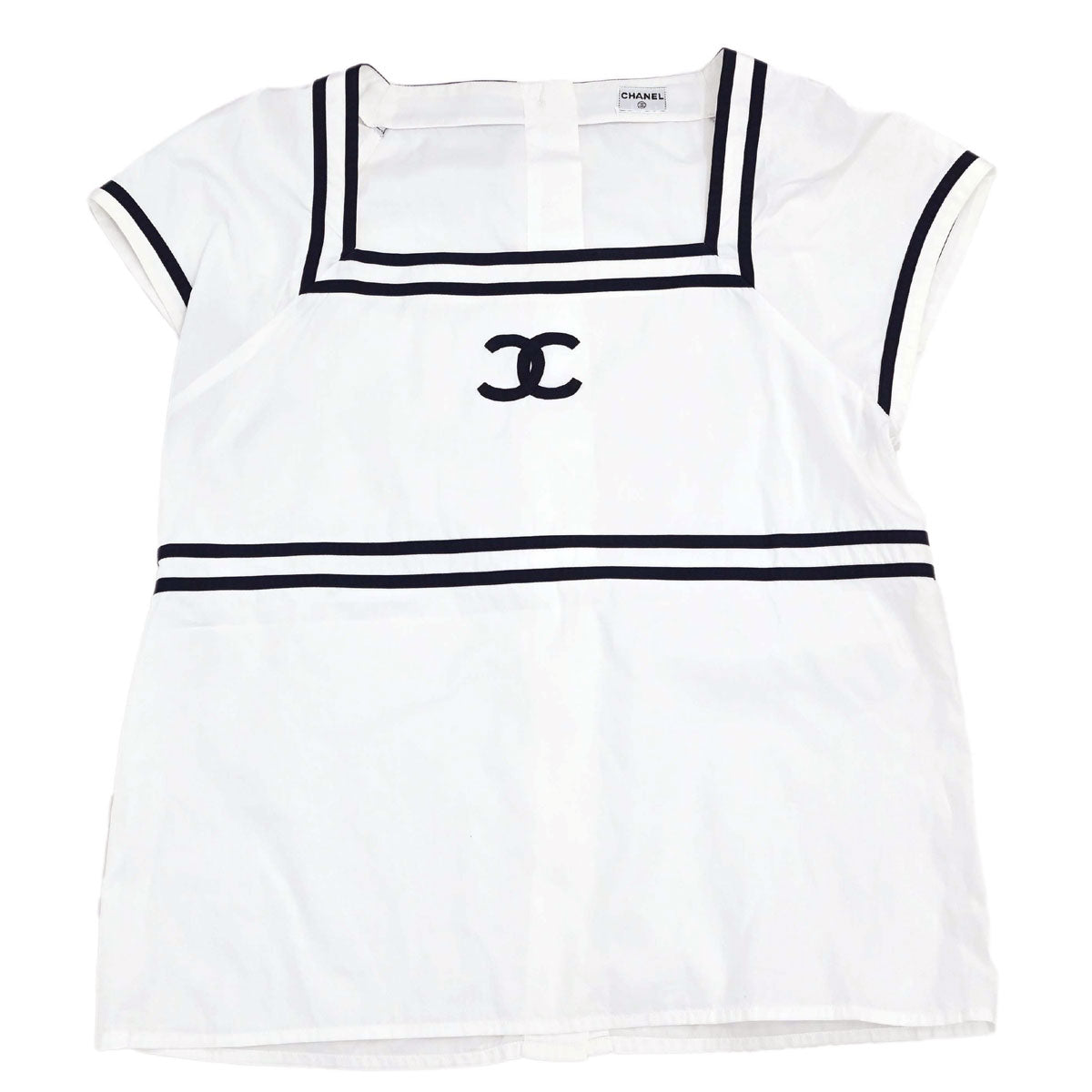Chanel Short Sleeve Top White