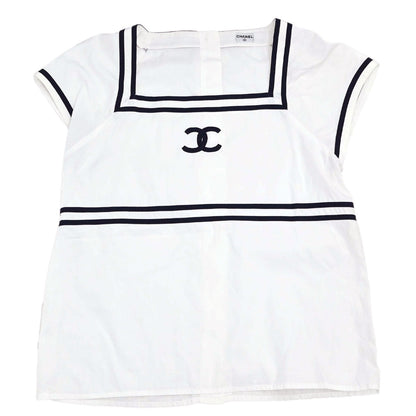 Chanel Short Sleeve Top White