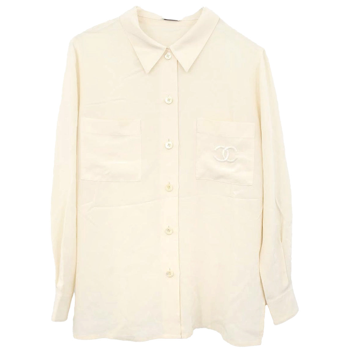 Chanel Blouse Shirt Ivory