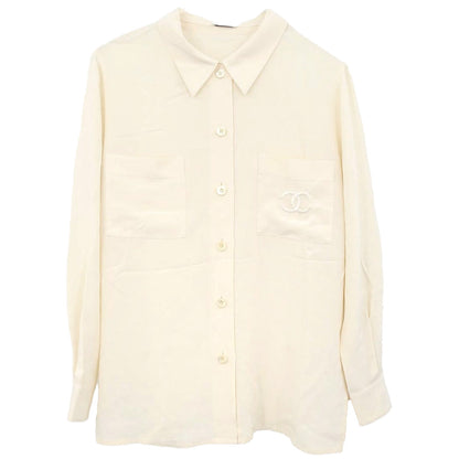 Chanel Blouse Shirt Ivory