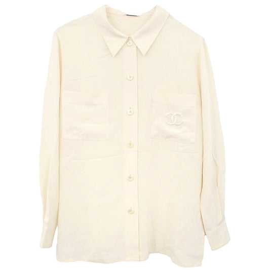 Chanel Blouse Shirt Ivory