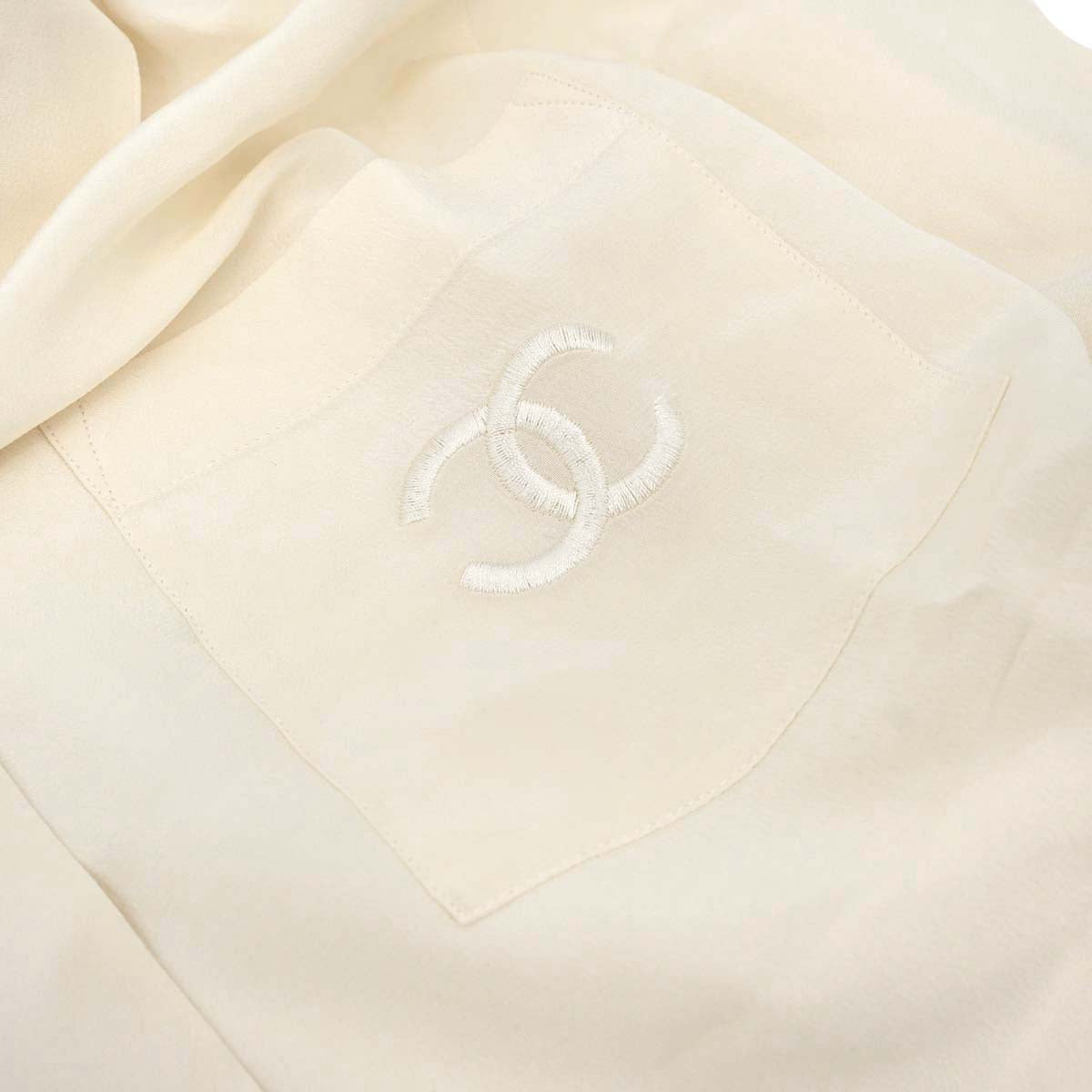 Chanel Blouse Shirt Ivory