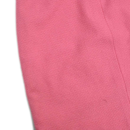 Chanel 1997 Tweed Setup Suit Jacket Skirt Pink #38