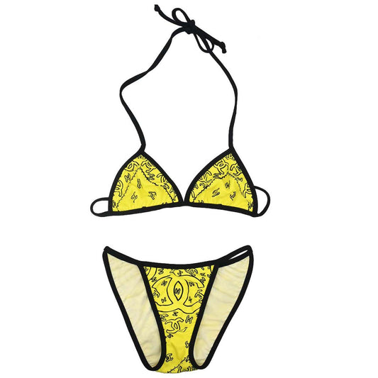 Chanel Swimwear Swimsuit Yellow #36