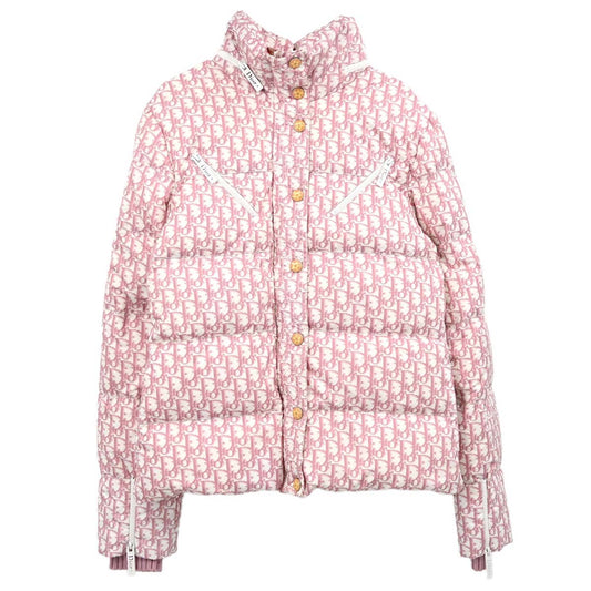 Christian Dior 2004 Trotter Puffer Jacket Pink #40