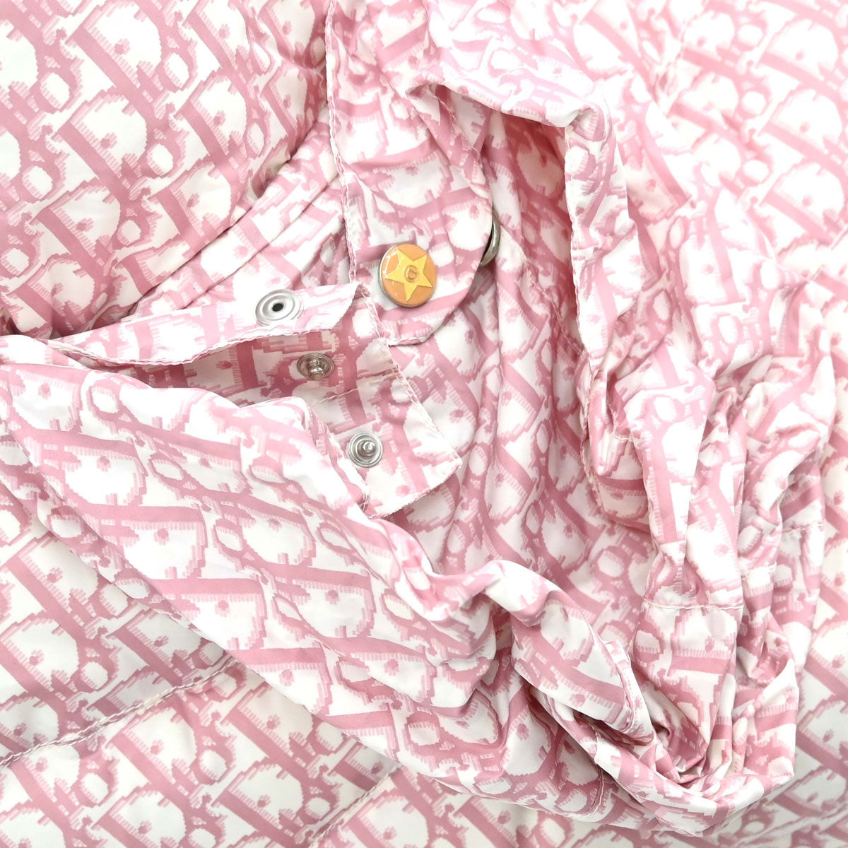 Christian Dior 2004 Trotter Puffer Jacket Pink #40