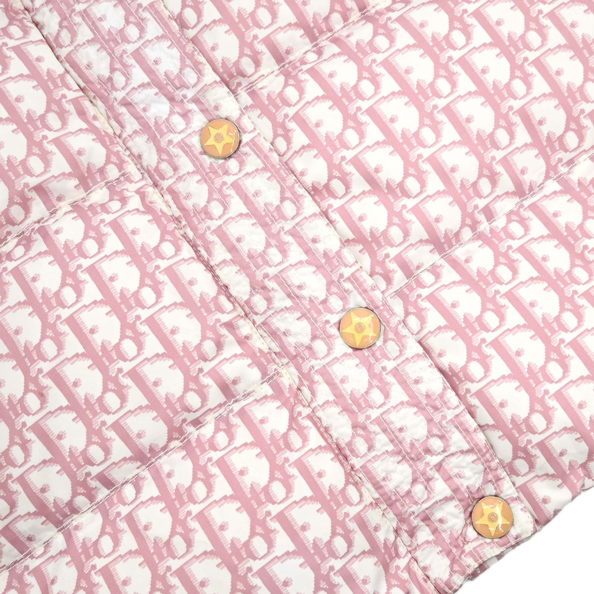 Christian Dior 2004 Trotter Puffer Jacket Pink #40
