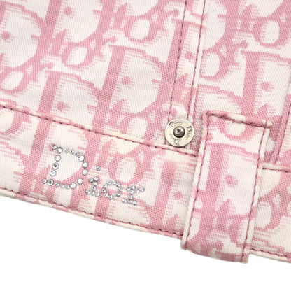 Christian Dior 2004 Trotter Denim Jacket Pink #38