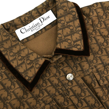 Christian Dior 2005 Romantic Trotter Denim Jacket Brown #40