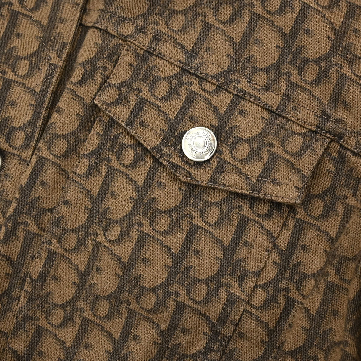 Christian Dior 2005 Romantic Trotter Denim Jacket Brown #40