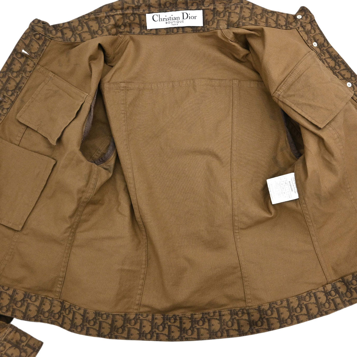 Christian Dior 2005 Romantic Trotter Denim Jacket Brown #40