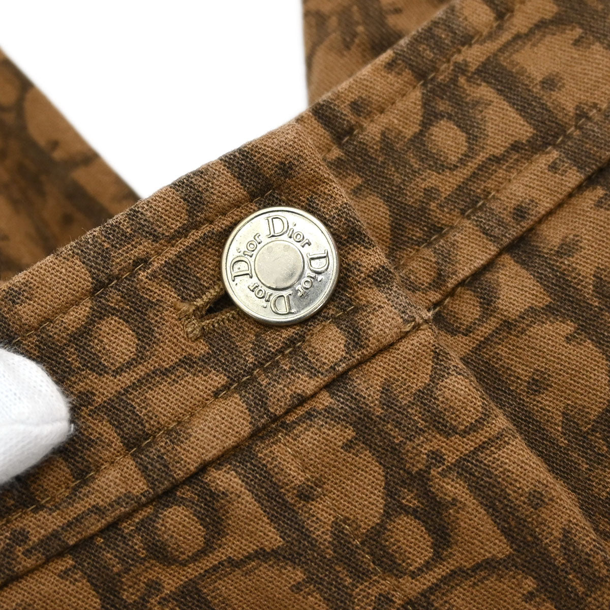 Christian Dior 2005 Trotter Denim Pants Brown #36