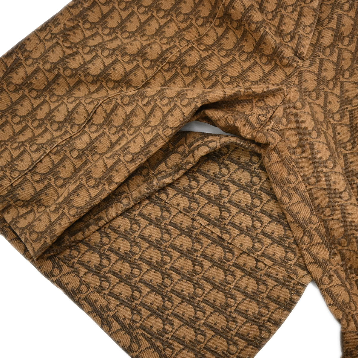 Christian Dior 2005 Trotter Denim Pants Brown #36
