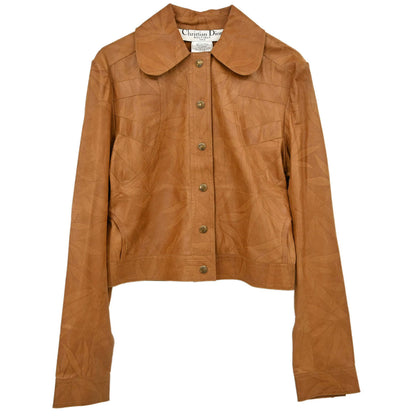 Christian Dior 2002 Goatskin Jacket Brown #38