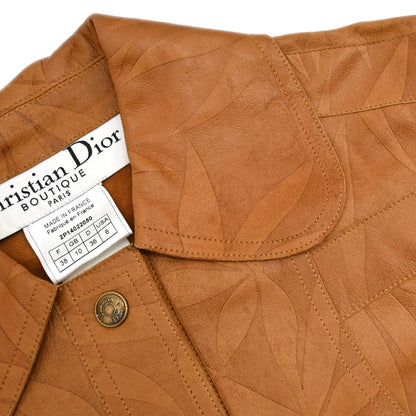 Christian Dior 2002 Goatskin Jacket Brown #38