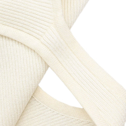 Chanel Sleeveless Tank Top Glitter White