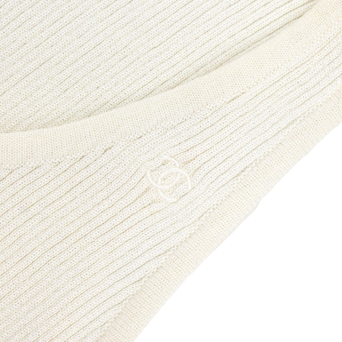 Chanel Sleeveless Tank Top Glitter White