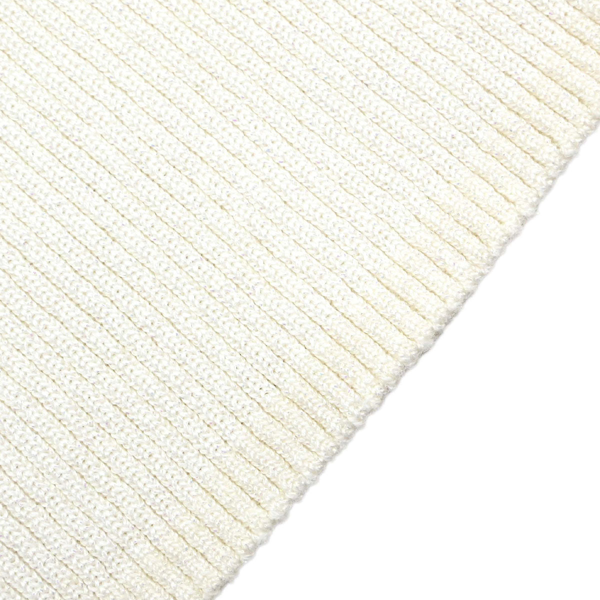 Chanel Sleeveless Tank Top Glitter White