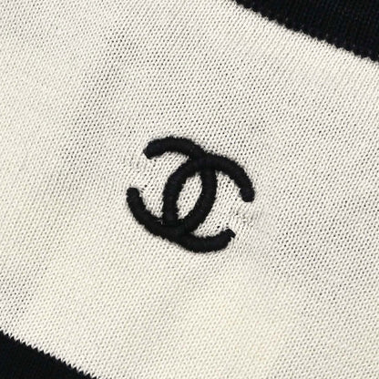 Chanel 1998 Striped Camisole Top Black Ivory #38
