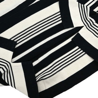 Chanel 1998 Striped Camisole Top Black Ivory #38