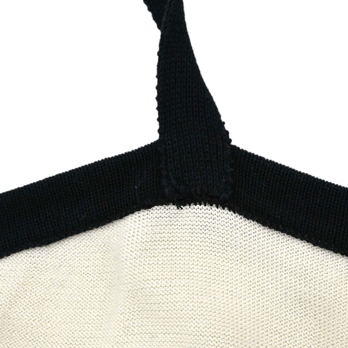 Chanel 1998 Striped Camisole Top Black Ivory #38