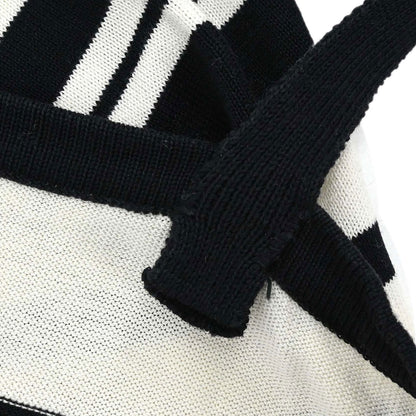 Chanel 1998 Striped Camisole Top Black Ivory #38