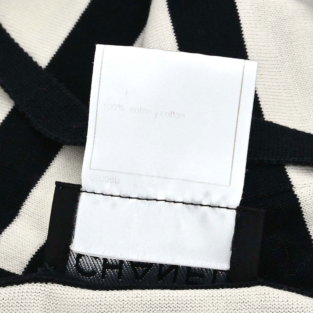 Chanel 1998 Striped Camisole Top Black Ivory #38