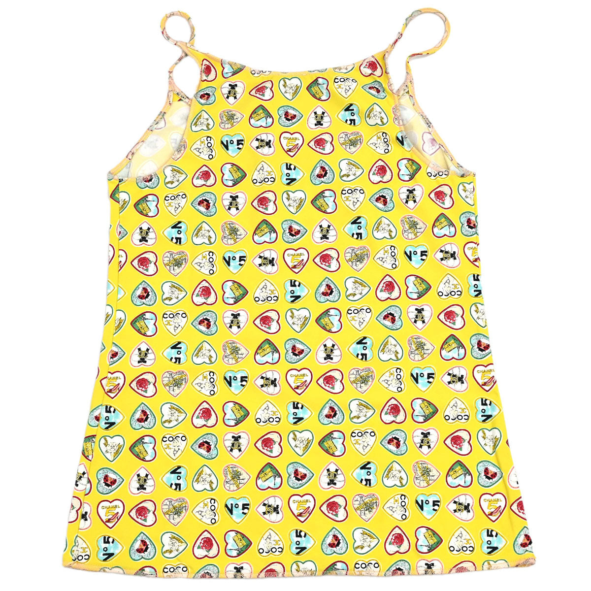 Chanel 2006 Valentine Camisole Top Yellow #36