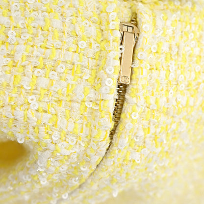 Chanel 2019 Long Pants Tweed Yellow #34