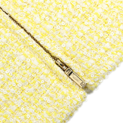 Chanel 2019 Long Pants Tweed Yellow #34