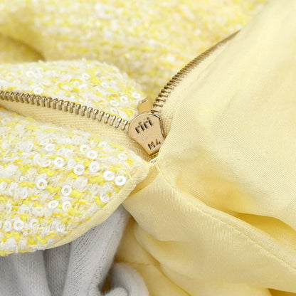 Chanel 2019 Long Pants Tweed Yellow #34