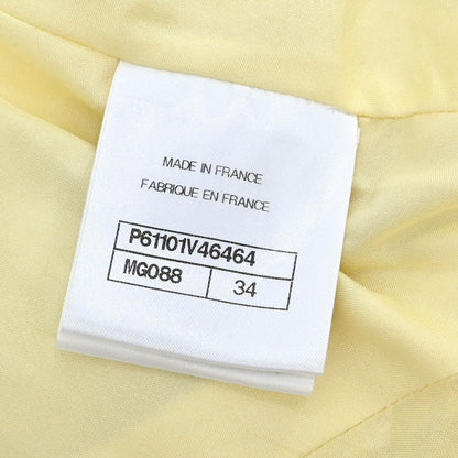 Chanel 2019 Long Pants Tweed Yellow #34