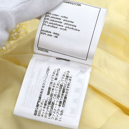 Chanel 2019 Long Pants Tweed Yellow #34