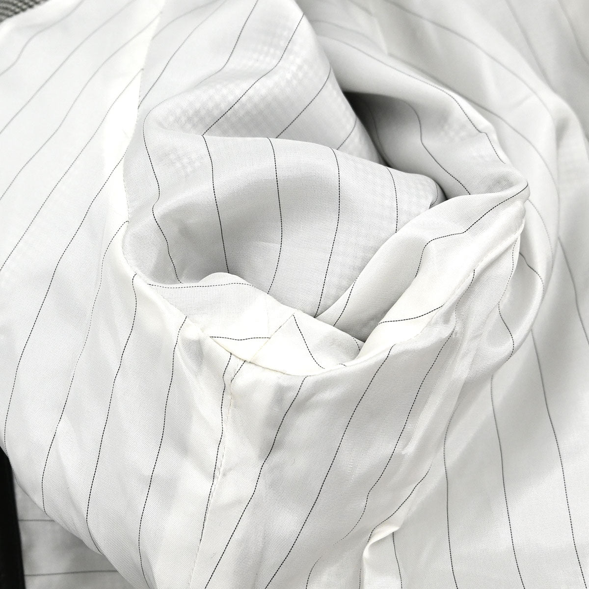 Christian Dior 2002 Collarless Zip Up Houndstooth Jacket Black #40