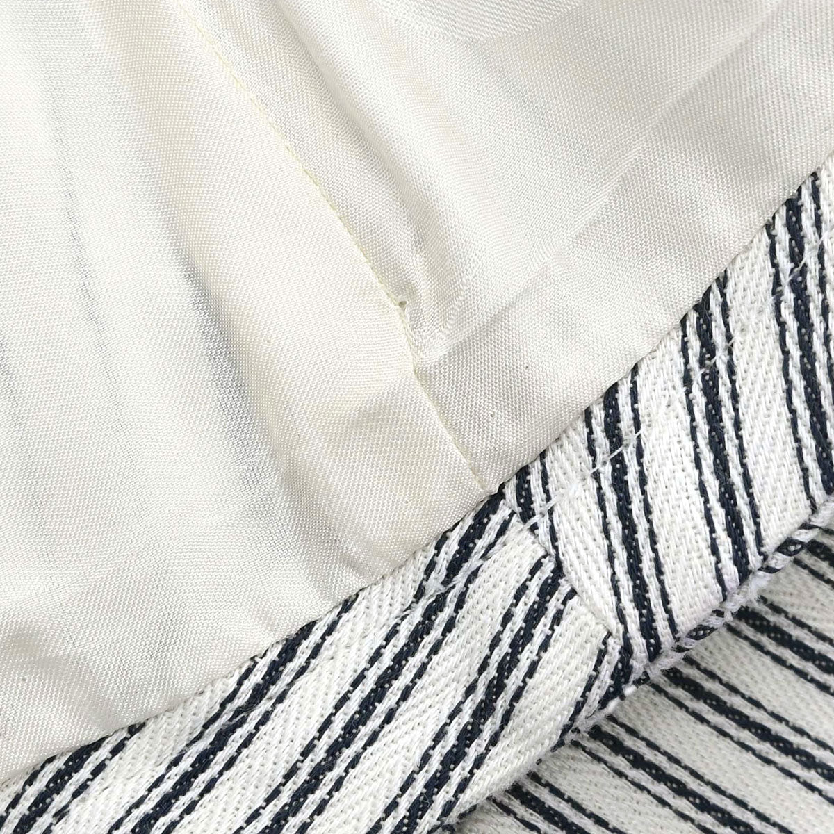 Christian Dior 2006 Striped Jacket White Blue #38