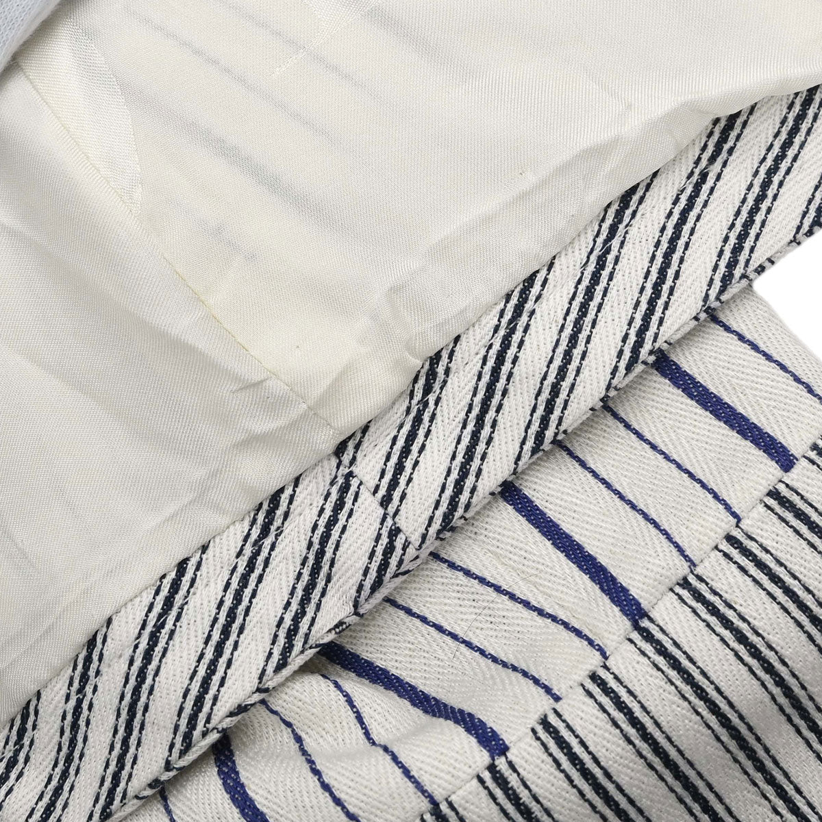 Christian Dior 2006 Striped Jacket White Blue #38