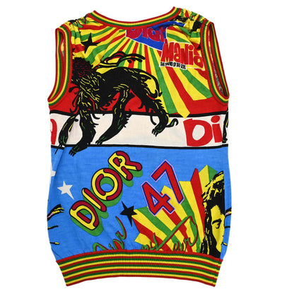 Christian Dior 2004 Dior Mania Vest Top Rasta-Color #36