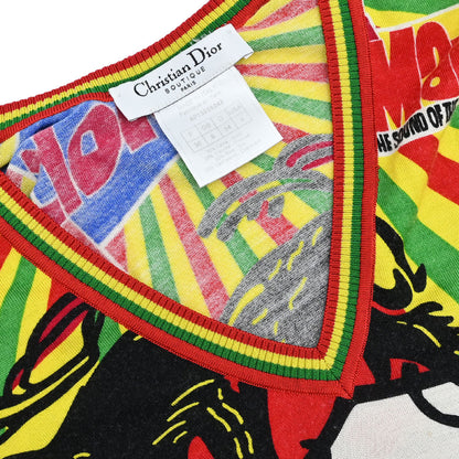 Christian Dior 2004 Dior Mania Vest Top Rasta-Color #36
