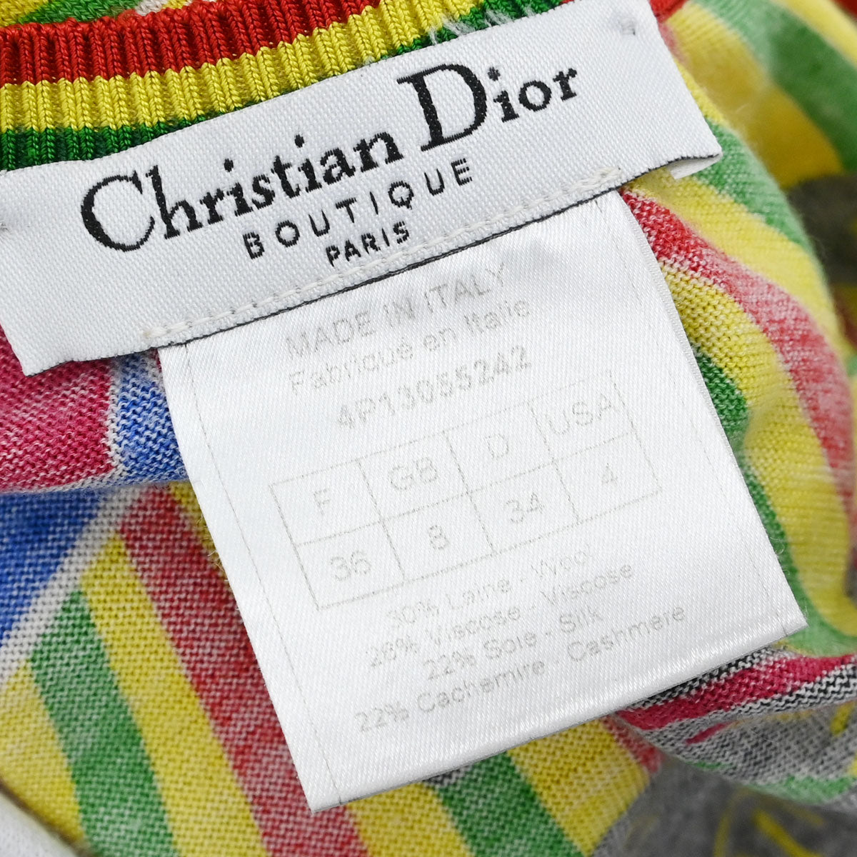 Christian Dior 2004 Dior Mania Vest Top Rasta-Color #36