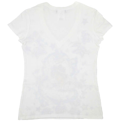 Christian Dior 2004 Print T-shirt White Rhinestone #38