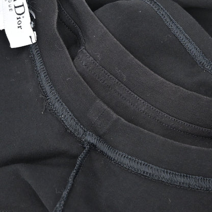 Christian Dior 2003 T-shirt Top Logo Print Black #36