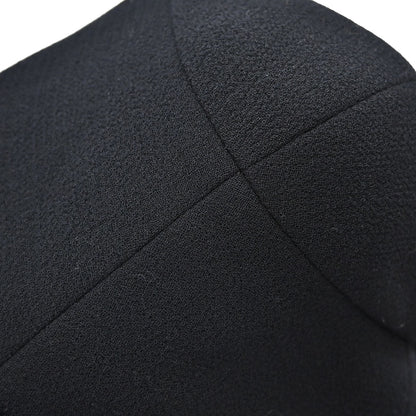 Chanel 1997 Single Breasted Jacket Tweed Black #42