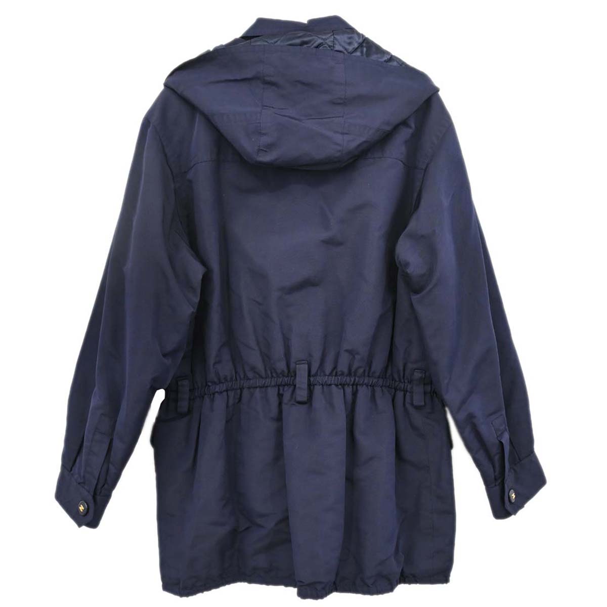 Chanel Hooded Coat Navy