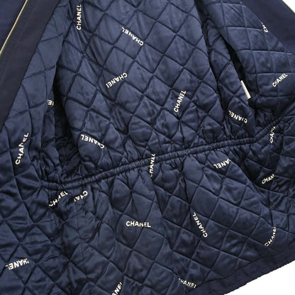 Chanel Hooded Coat Navy