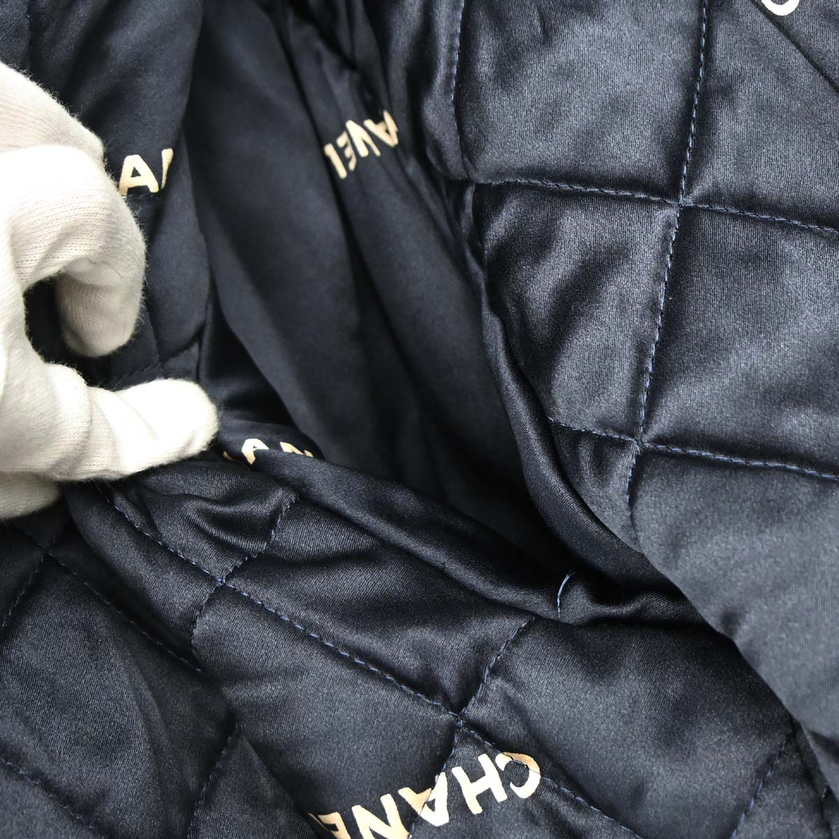 Chanel Hooded Coat Navy