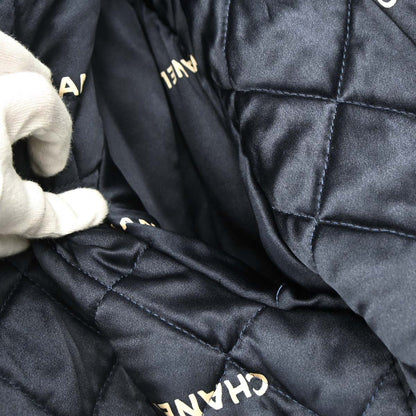Chanel Hooded Coat Navy